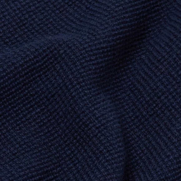Revolve x Onia Men’s Knit Sweater Cotton/Cashmere blend Elbow patches Blue S - Picture 4 of 15